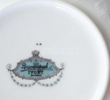 Rosenthal Pompadur kakaós csésze aljjal. Aranyozott, jelzett, hibátlan