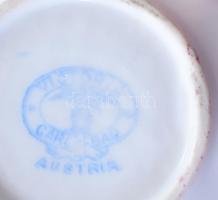 Antik mokkás csésze cca 1900 Austria, jelzett, minimális kopással