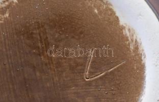 Barátság Druzsba feliratos korsó kerámia 13 cm