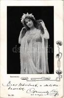 1900 Rautendelein / Lady. Art Nouvea floral. No. 325. (EK)