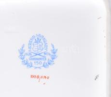 2 db Herendi Eton mintás fonott tálka, kézzel festett, jelzett, hibátlan 14x14 cm + kis váza 6,5 cm