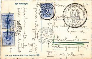 Sepsiszentgyörgy, Sfantu Gheorghe; Uzina textila / szövőgyár / weaving mill, textile factory + &quot...