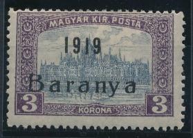 Baranya I. 1919 Parlament 3K, Bodor vizsgálójellel