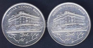 1993. 200Ft Ag "MNB" (2x) T:2,BU