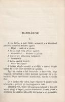 Móricz Zsigmond: 
Barbárok. Elbeszélések. (Aláírt.)
(Budapest), 1932. Athenaeum Irodalmi és Nyomda...