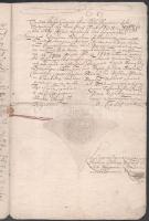 1738. jún. 9. Erdőd, (Ardud, Románia)
Szatmár vármegye vármegyei gyűlés jegyzőkönyve a Mándy család...