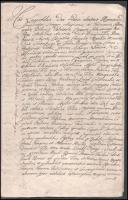 1702. okt. 20. Bécs, I. Lipót megerősítő oklevelnek hiteles másolata a Bíró családnak a Moson vármegyében található Bezenye településre vonatkozó birtokadományra. Másolat kelte: 1755. 9 beírt oldal