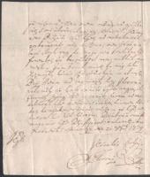 1729. szept. 21. Macsola (??csol?, Ukrajna),
Ilosvay László levele rokonának, Ilosvay Istvánnak, am...