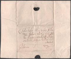 1729. szept. 21. Macsola (??csol?, Ukrajna),
Ilosvay László levele rokonának, Ilosvay Istvánnak, am...