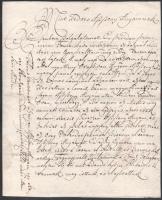 1753. máj. 2. Fancsika (Fancsikova, Ukrajna), Vigh Ferenc levele édesanyjának, Lázár Borbálának. A fiú tájékoztatta édesanyját, hogy épségben megérkezett látogatóba húgához és Borbála asszonyt is várják, hogy ő is utánuk utazzon. A levél egyúttal tartalmazza egy plébános és kántorának adandó ellátmányról, amelyről a helyi urak gondoskodtak: négy véka búza, szent miséhez való bor, egy icce vaj, egy szekér széna, egy szekér fa. A kántornak külön: egy véka búza, egy szekér fa. Pluszban fizetett mindenki egy német (rajnai) forintot. Magyar nyelvű irat.
