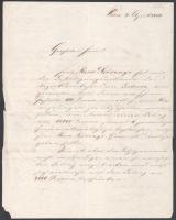 1868-1894 Markovits Miklós vasútépítő mérnök okmányhagyatéka, munkaügyekben kelt levelek, halotti ér...