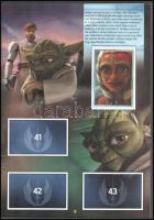 Star Wars - A klónok háborúja, Matricás foglalkoztatókönyv és album (2 db), az egyikben a feladványo...