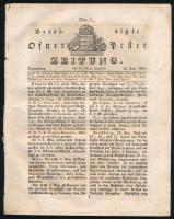 1833 Az Ofner-Pester Zeitung január 24. száma 14p.