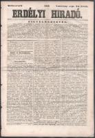 1846 Az Erdélyi Híradó szeptember 20-i száma 8p.