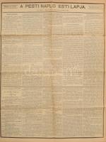 1889 A Pesti Napló február 5-i száma Rudolf trónörökös temetéséről