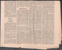1908 A Triester Zeitung augusztus 8-i száma 4 p