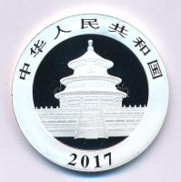 Kína 2017. 10Y Ag "Panda" kapszulában (30g/0.999/40mm) T:PP China 2017. 10 Yuan "Panda" in capsule (30g/0.999/40mm) C:PP Krause KM#2318