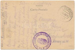 1916 Sinaia, Gura Padurei si Piata Noua. Editura A.M. Horovitz (Bucuresti) / general view + "M....