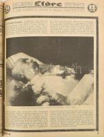 1916 Előre. Képes hetilap III. évf. 27-52. számai. Rendkívül gazdag fekete-fehér képanyaggal illuszt...