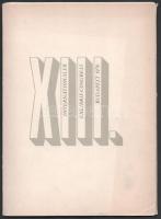1970 Klf. alkotók (Gerhard Beyer, Karl-Georg Hirsch, Helga Paditz, stb.): XIII. Internationaler Exlibris Congress Budapest 1970. (A XIII. Nemzetközi Ex Libris Kongresszus alkalmából megjelent mappa, 10 db grafika). Vegyes technika, papír, mindegyik jelzett. Változó méretben. Kiadói papírmappában. Számozott (73./300) példány.