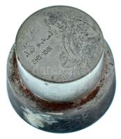 Fülöp Zoltán (1951-2004) 1981. "Bartók Béla 1881-1945 / A kékszakállú herceg vára" emlékérem előlapi verőtöve, készült az érem kibocsátásának idején a Pénzverőben (37mm)