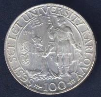 Csehszlovákia 1948. 100K Ag "Károly Egyetem 600. évfordulója" T:2