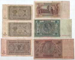 Német Birodalom / Weimari Köztársaság 1929. 10M + 20M + Harmadik Birodalom 1937. 1M (2x) + 2M + 1942...