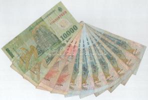 Románia 1998. 1000L (7x) + 1998. 5000L (2x) + 1999. 10.000L + 2000. 10.000L T:F firka
Románia 1998....