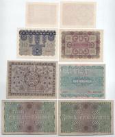 Ausztria 1922. 1K + 1922. 2K + 1922. 10K + 1922. 20K + 1922. 100K + 1922. 1000K + 1924. 10.000K (2xk...