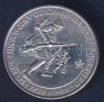 Lengyelország 1989. 500Zl "50 éve kezdődött a II. világháború" T:BU