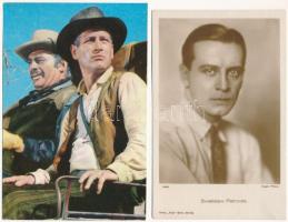 13 db MODERN magyar és külföldi színész képeslap