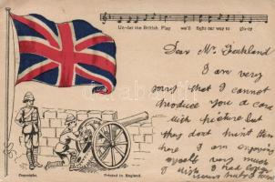 British military propaganda with sheet music, Angol katonai propaganda, kotta