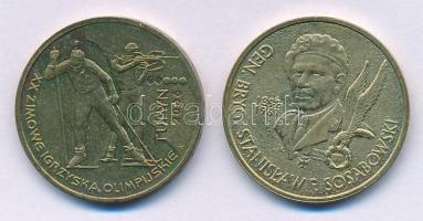 Lengyelország 2004-2006. 2Zl Cu "Stanisław F. Sosabowski tábornok (1892-1967)" + 2Zl Cu "XX. Téli Olimpiai Játékok - Torino" T:AU Poland 2004-2006. 2 Zlotych Cu "General Stanisław F. Sosabowski (1892-1967)" + 2 Zlotych Cu "XXth Olympic Winter Games - Turin 2006" C:AU Krause Y#605, Y#499