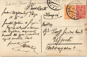 1910 Majori, Majorenhof bei Riga; Seebad / a man sitting in a beach bar. photo (EB)