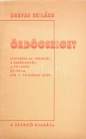 Darvas Szilárd: Ördögsziget. Jegyzetek az istenről, a szerelemről, a világról, és rólam aki e világban élet. A szerző, Darvas Szilárd (1909-1961) költő, humorista, konferanszié által Jankovich Ferenc (1907-1971) Kossuth-, József Attila- és Baumgarten-díjas költő, író, műfordító részére DEDIKÁLT példány. Bp., 1939, Szerzői kiadás,(Tipográfiai Műintézet (Maretich Testvérek-ny.), 47+1 p. Kiadói papírkötés, javított kötéssel.