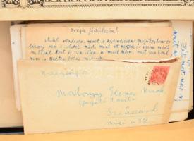 cca 1928-1940 Malonyay Elemér szekszárdi gimnáziumi igazgató és családjának hagyatéka: levelezés (40...