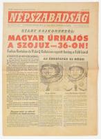 1980 Népszabadság XXXVIII. évf. 122. szám, 1980. máj. 27., a címlapon: ,,Magyar űrhajós a Szojuz-36-on! Farkas Bertalan és Valerij Kubaszov kering a Föld körül", 12 p.