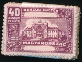 1932 100 db Konzuli Illetékbélyeg (A12 ) bündliben (120.000)