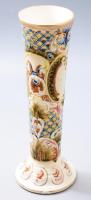 cca 1890, Zsolnay váza. Jelzett: családi pecsét, restaurált, m: 28 cm