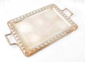MTL Plateado ezüstözött szervírozótálca, 56x34 cm