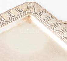 MTL Plateado ezüstözött szervírozótálca, 56x34 cm