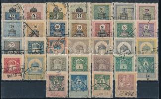 1903 Állami illetékbélyeg (387-421) 32 db (10.410)