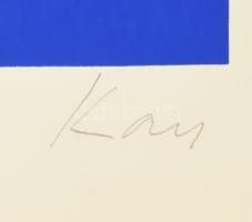 Kass János (1927-2010): Judit. Szitanyomat, papír, jelzett, 49x35 cm Lap szélén rajzszög nyommal