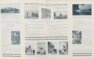 cca 1930 Kommen Sie auf 3 Tage nach Budapest, német és angol nyelven