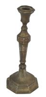 Szecessziós stílusú gyertyatartó, m: 27 cm