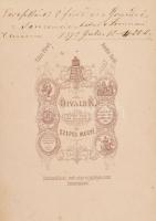 1873 Tátra, Ófürdő és Gondűző, hátoldalon feliratozott fotó Dival Károly eperjesi műterméből, hátold...