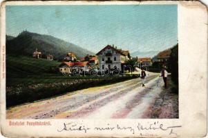 1906 Fenyőháza, Lubochna; szálloda. Klein Simon kiadása / hotel (EM)