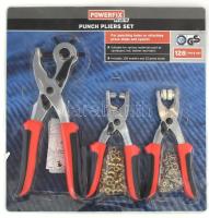 Powerfix lyukasztófogó készlet, bontatlan.