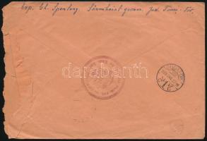 1939 Ajánlott levél a római katolikus eklézsia bélyegzésével Budafokra