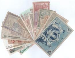Vegyes 15db-os külföldi bankjegy tétel T:AU,F,VG
Mixed 15pcs of foregin banknotes banknotes lot C:A...